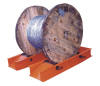 cable drum reel rotator platform