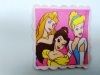 cartoon laser woven label;burn-sides woven label