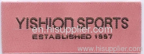 collar woven label;crocheting woven label;main label