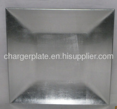 Wholesale Silver Plastic Charger Plate/China charger plates/disposable plates