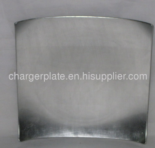 Metallic disposable party plate with lacquer finish/cheap charger plate