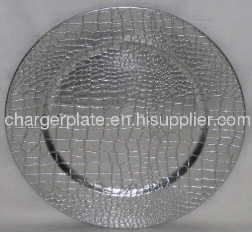 Lacquer plastic charger plate/decorative underplate/charger plate for wedding