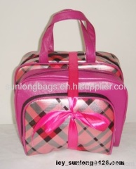 2011 fashion double belt train case SD80871