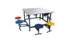 fireproofing round seat dinning table