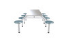 metal round seat dinning table