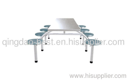 metal round seat dinning table