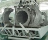 PE PVC double_wall corrugated pipe extrusion line