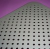 Plain steel perforated metal