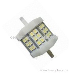 J78 R7s LED bulbs to replace 45W halogen lamp