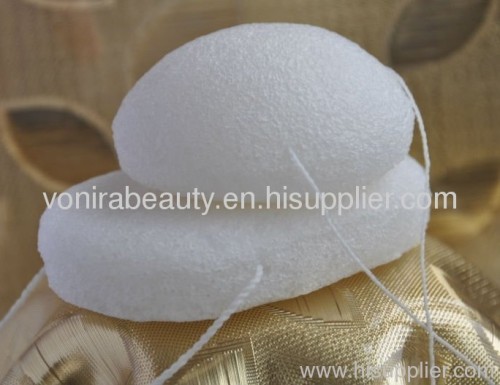 100% natural Konjac sponge (white round, white heart, gree tea round, charcoal round, white rectangle)