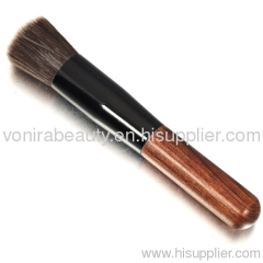 Synthetic Flat Top Foundation Brush Wooden Brush
