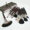 26Pcs Wool Marten Hair Cosmetic Brush Set With Case