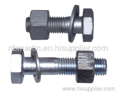 high-strength hexagon bolts with washers