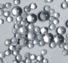 Sandblasting glass beads