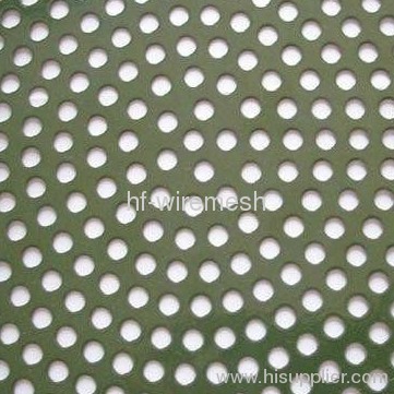 Punching hole mesh