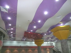 Lacquer stretch ceiling film