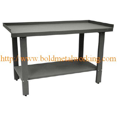 sheet metal industrial steel workbench