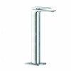 Single lever basin mixer floor mounted basin foucet