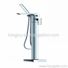 Single lever bath/shower mixer floor-mounted bath foucet