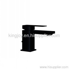 Matt black Single lever mono basin mixer