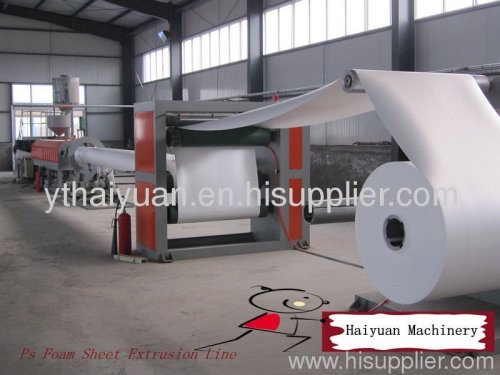 roll foam sheet extruder