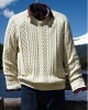 Men's Wool V neck Sweater