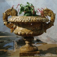 marble flowerpot