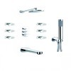 Concealed thermostatic bath/shower mixer