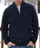 Men's Half Zip Wool Knitwear