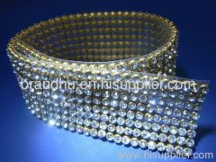 rhinestone mesh banding/swarovski Mesh/DMC Mesh