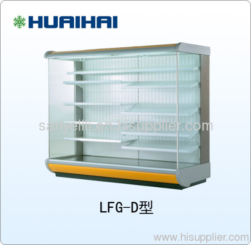 China HUAIHAI Supermarket Multideck Open Display Vertical Upright Merchandisers Chillers Freezers Coolers