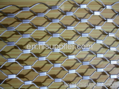 Stainless Steel Wire Rope Aviary Mesh