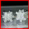 European Sterling Silver Snowflake Bead fit European bracelet jewelry