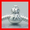 european Jewelry Style lovely Christmas Snowman Beads