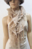 soft acrylic knitted plain scarf