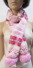 100% acrylic winter scarf