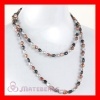 120cm Freshwater Pearl Long Necklace with colorful beads