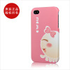 Fashionable Cartoon Design pc Case for Iphone 4