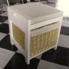 Stool with storage basket