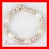 Pearl Jewelry Set with 43cm Fashion Knot Necklace and 19cm Knot Bracelet