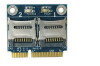 Dual Micro SDXC/SDHC/SD Cards to mPCIe
