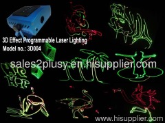 3D programmable laser projector