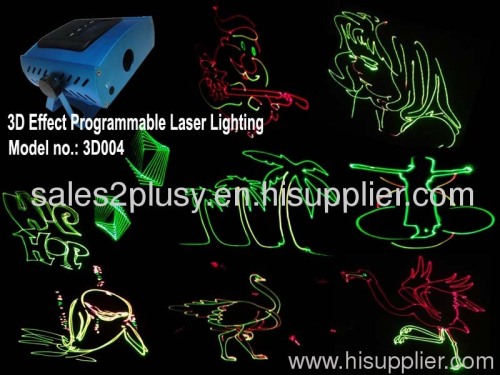 3D programmable laser projector