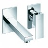 Single lever wall basin foucet