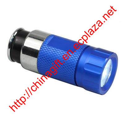 Car Cigarette Lighter Socket Rechargeable 0.5W Mini LED Flashlight