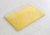 Acrylic yellow flower indoor floor mats