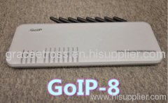 GSM Gateway VoIP/GoIP Gateway 8 Ports GoIP-8 with SMS Function Quad band 850/1900MHz,900/1800MHz