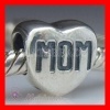 925 Sterling Silver european Mother's Day love Charms Beads