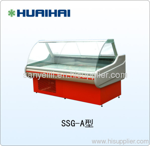 China HUAIHAI Supermarket Deli Chest Display Refrigerating Case Showcase Freezer
