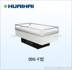 China HUAIHAI Supermarket Island Chest Display Deep Freezer Refrigerated Showcase Merchandisers